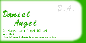 daniel angel business card