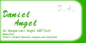 daniel angel business card